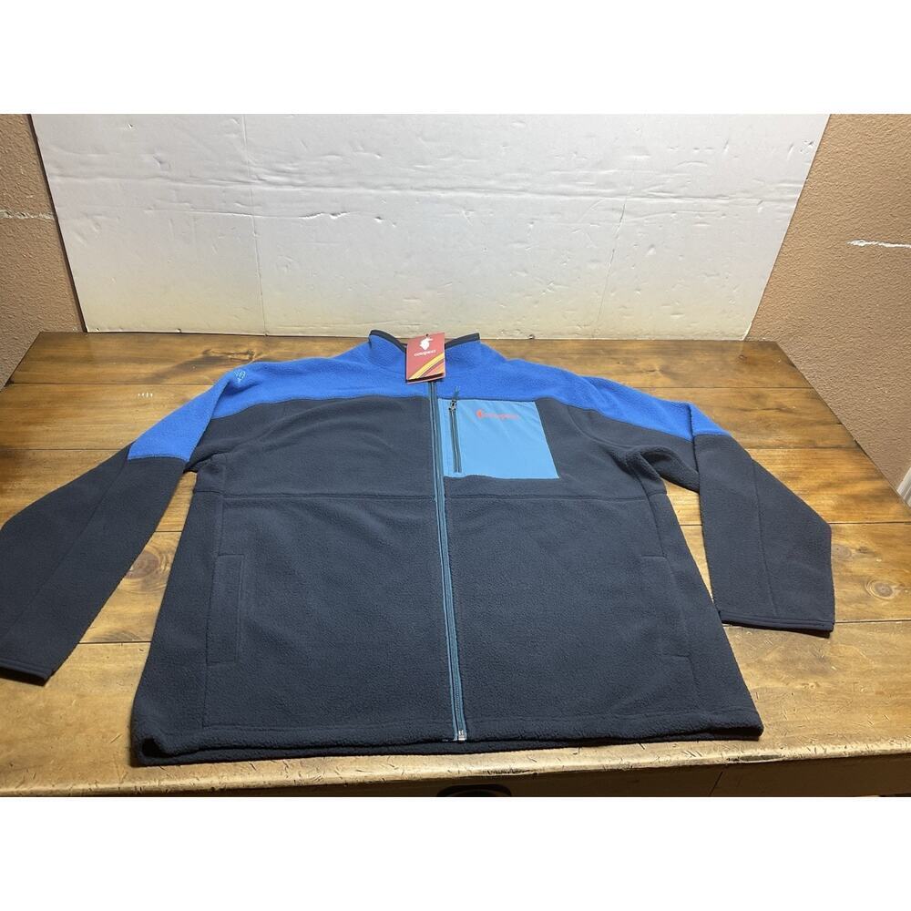 Cotopaxi Abrazo Fleece Jacket Mens Size XL Blue Colorblock Pullover NWT